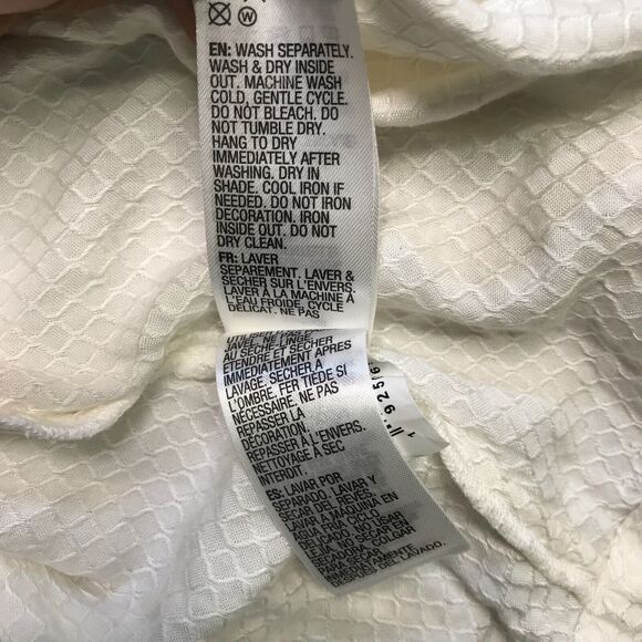 Roxy Dress Sz XL White Sleeveless Wedding Party Bride Summer Beach Strappy Flow - Picture 7 of 10